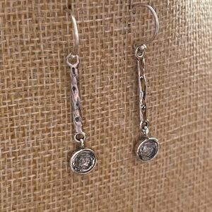 Sterling silver dangle earrings
